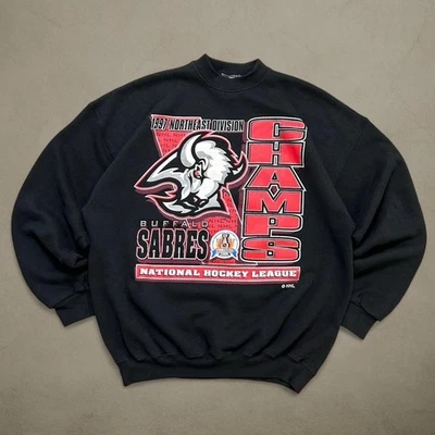 Buffalo Sabres 1997 Northeastern Division Champs Sweatshirt AN63701 - Image 1 of 2