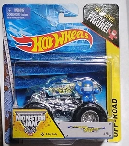 2014 Hot Wheels Backwards Bob X-RAY Body #28 MONSTER JAM TRUCK 1/64 FREE SHIPPIN - Picture 1 of 6