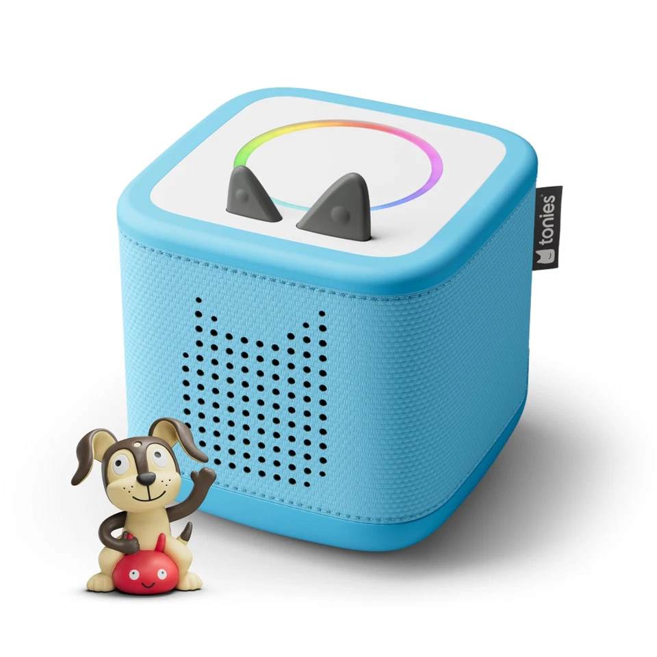 Juego de inicio de reproductor de audio Toniebox 2 para niños 1+ con cachorro de tiempo de juego - azul cielo Foto 1 de 4