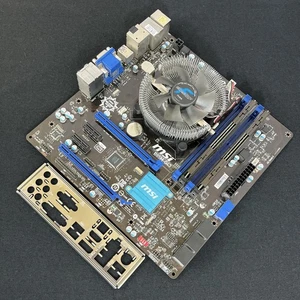 PŁYTA GŁÓWNA/CPU/RAM COMBO: MSI B85M-G43 LGA 1150 mATX + Intel i5 4460 + 8GB DDR3 - Zdjęcie 1 z 9