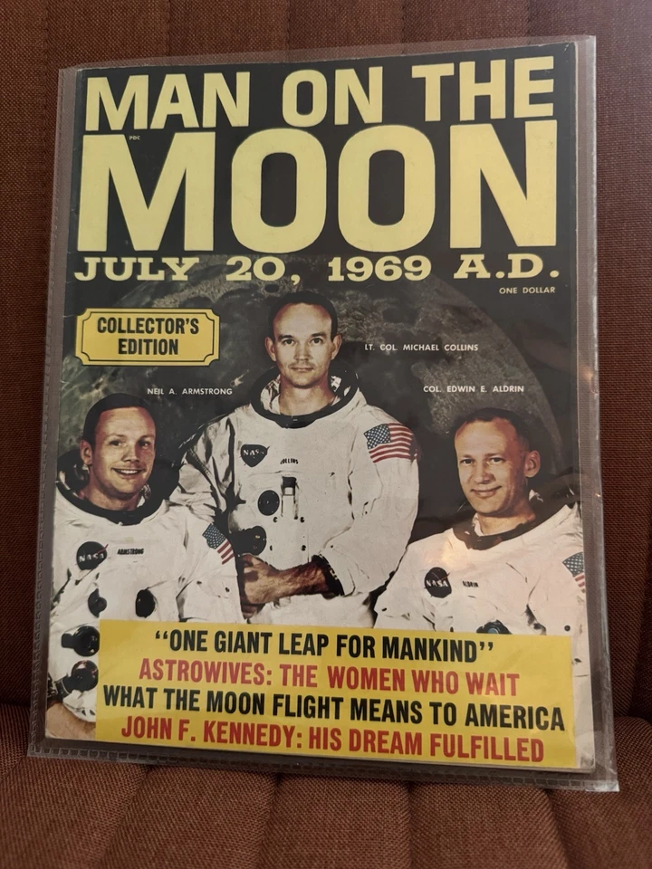 Man on The Moon July 20, 1969 A. D. Collectors Edition Magazine Published 1969 - Image 1 of 2