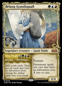 1x Beluna Grandsquall (SHOWCASE) - NM - Wilds of Eldraine - SPARROW MAGIC - Picture 1 of 1
