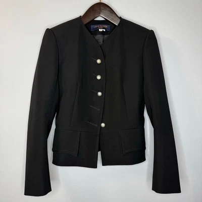 Louis Vuitton Uniforme Negro Clásico Lujo Blazer Casual Armario Mujeres 36 EE. UU.: S Foto 1 de 4