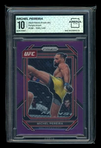 2023 Panini Prizm UFC Michel Pereira #192 Purple 039/149 MMA Arena Club 10 - Picture 1 of 2