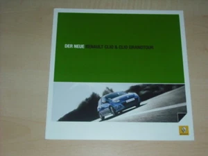 33443) Renault Clio + Grandtour Prospekt 2009 - Bild 1 von 1