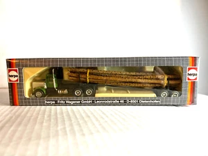 HERPA #856270 Kenworth 10 Whl. Cab w/Log Trailer & Logs Load H.O. 1:87 - Picture 1 of 1