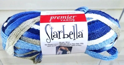 Premier 3.5 oz. STARBELLA Super Bulky Yarn FADED JEANS # 15-09 Discontinued NEW - Image 1 of 4