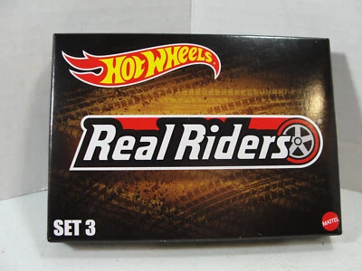 Hot Wheels  RLC Real Riders Wheels Set 3 .....(6 Sets Of Wheels) NEW - Image 1 of 2