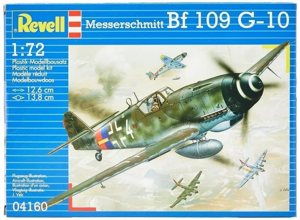 - 4160 - Maquette - Messerschmitt Bf 109 G-10 - Echelle 172 - Image 1 of 3