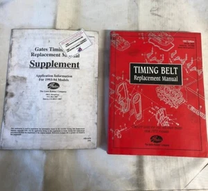 Timing Belt Replacement Manual Complete from 1970 -1996  W/ 93/94 Supplement - Picture 1 of 7
