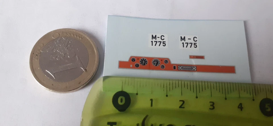 décalcomanie decals  tableau de bord en bois  1/43 - Photo 1/1