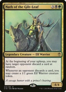 Nath of the Gilt-Leaf Commander 2016 NM Black Green Rare MAGIC CARD ABUGames - Picture 1 of 1