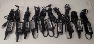 Lot (10) OEM Genuine HP 65W AC Adapter Charger Power Supply Cord *Assorted - Picture 1 of 4