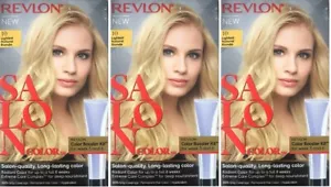 (Pack of 3) Revlon Salon Color #10 Lightest Natural Blonde Booster Kit - Picture 1 of 1