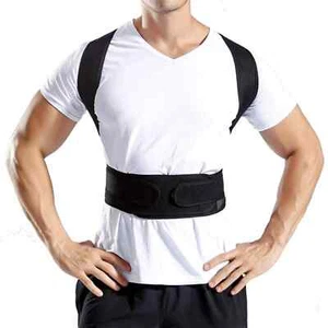 Corsé Ajustable Adulto Corrector de Postura Espalda Terapia Hombro Lumbar Grande Nuevo - Imagen 1 de 5