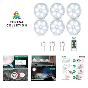 LED Closet Lights Wireless Motion Sensor Puck Light, Newest Version USB Recha... - Picture 1 of 8