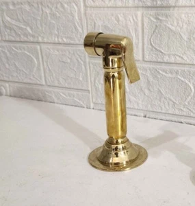 Pulverizador de cocina de latón sin lacar, pulverizador hecho a mano con alta presión. - Imagen 1 de 3