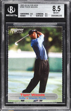 Tiger Woods 2002 Sports Illustrated SI for Kids Golf Card #185 BGS 8.5 NM-Mint+