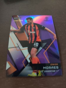 2018-19 Topps Finest UCL Purple Refractor /250 Junior Moraes #57