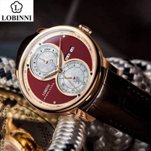 LOBINNI Reloj Mecánico Automático Hombre мужские часы relogio - Imagen 1 de 20