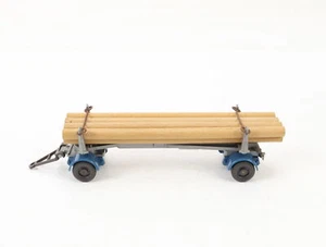 Wiking H0 510/1DC modellino auto ciondolo in legno lungo (tipo 2) argento azzurro 1:87 - Foto 1 di 4