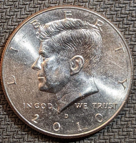 2010-D Kennedy Half Dollar Cover