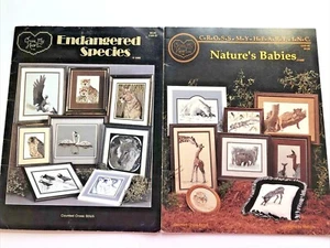 Cross My Heart Cross Stitch Booklets - Nature's Babies & Endangered Species - Picture 1 of 8