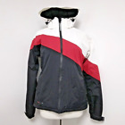 Parallel Venus Black & Red Snowproof Ski Jacket, Hood & Fleece Lining UK Size 10
