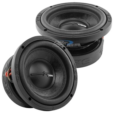 2x DS18 ZR6.2D 6.5" Subwoofer Doble 2-ohm 600W Elite Coche Audio Subwoofer Altavoz Foto 1 de 4