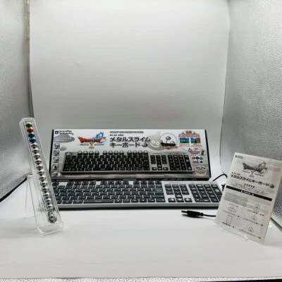 "Nintendo Dragon Quest X Metal Slime Keyboard Silver HWI-52 Wii U/PC HORI" - Image 1 of 4