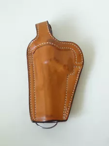 VTG Safariland Monrovia Brown Leather Gun Holster 530. MD-FR UNUSED Pat. Pend. - Picture 1 of 6