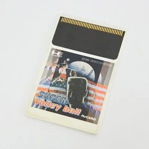 PC Engine Hu SUPER VOLLEYBALL Volley Ball Card Only pe - Picture 1 of 2