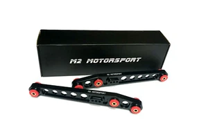 M2 SCHWARZ & ROT QUERLENKER HINTEN UNTEN LCA'S HONDA CIVIC EK EJ VTI EK9 EJ9 Z3740 - Bild 1 von 2