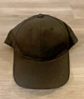 Plain Black Strapback Baseball Hat Cap Unisex OSFM