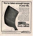 1972 AMITY Billfold Wallet Vintage Print Ad