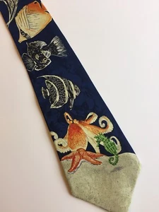 Eine Rogers Krawatte "Fisch" 60 Zoll klassische Länge Neuheit Krawatte - Bild 1 von 5