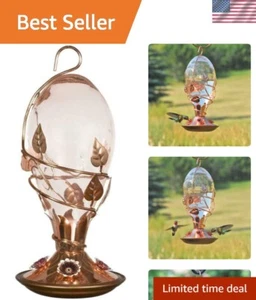 32 oz Looking Glass Hummingbird Feeder, Copper - Picture 1 of 8