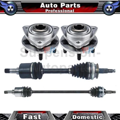 4 Front CV Axle Joint Wheel Bearing Fits Plymouth Breeze 2.0L 2000 - Image 1 of 4