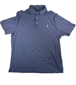 Polo Ralph Lauren Para Hombre Calce Clásico Malla Polo Grande Azul - Imagen 1 de 9