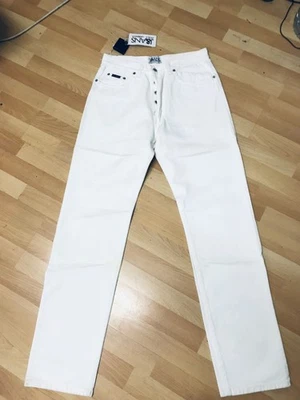 NEU MIT ETIKETT UNISEX D&G MADE ITALY BY ITTIERRE DENIM WEISS REGULAR W31 (EU48) L32 UVP 300€ - Bild 1 von 4