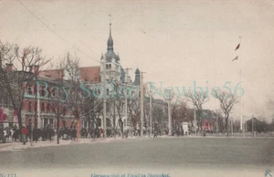 Shanghai China - GERMAN CLUB AT BUND - Hand Colored Postcard - Picture 1 of 2