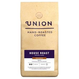 UNION HAND ROASTED COFFEE HOUSE ROAST ORIGINAL BLEND COFFEE BEANS 700 g - Picture 1 of 5