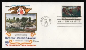 #1563 10c Lexington & Concord, Fleetwood-Concord FDC **ANY 5=FREE SHIPPING** - Picture 1 of 1