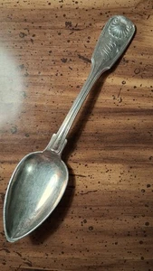 Theodore Dubosq Münze Silber Löffel California Territorial Gold Assayer 26,7 g - Bild 1 von 4