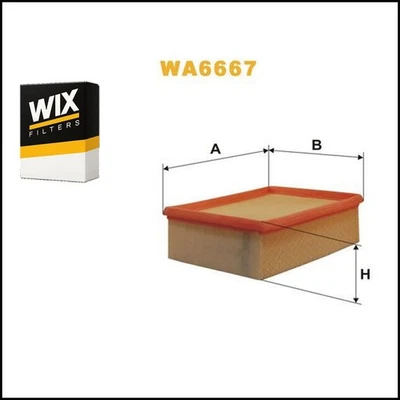 WIX Engine Air Filter fits Citroen Xsara Peugeot 206 - Image 1 of 4