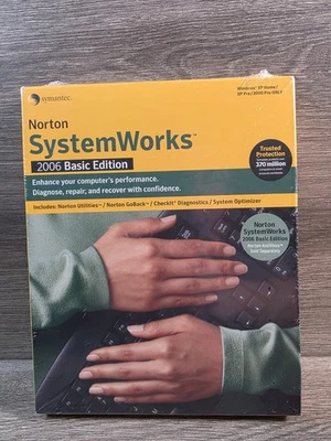 Norton Systemworks 2006 Basic Edition SEALED Disk Symantec Anti Virus Windows XP - Image 1 of 2