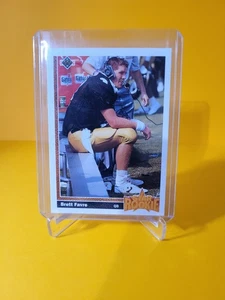 1991 Upper Deck Football Brett Favre #13 (RC) Atlanta Falcons Rookie - Picture 1 of 3