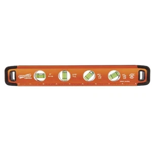 11 In. Aluminum Magnetic Torpedo Level with 4 Bubble Vials, Etched Ruler and Str - Picture 1 of 1