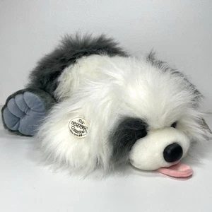 Ganz Heritage Collection Googles Sheep Dog Plush Stuffed Animal White Gray - Foto 1 di 13