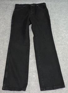 Wrangler Mens 31x30 Cowboy Cut Silver Edition Slim Fit Black Denim Jeans NEW - Picture 1 of 15